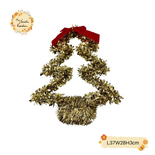 Tinsel Christmas Tree Hanging Decorations