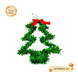 Tinsel Christmas Tree Hanging Decorations