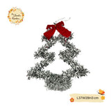 Tinsel Christmas Tree Hanging Decorations