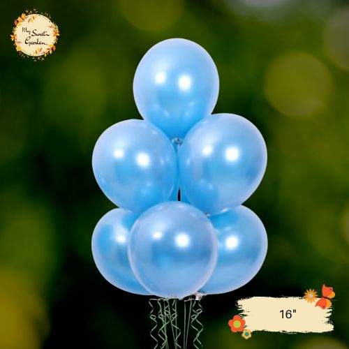 [UNO] Blue Helium Latex Balloon