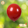 [UNO] Dark Red Helium Latex Balloon