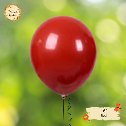 [UNO] Dark Red Helium Latex Balloon