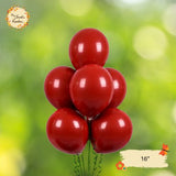 [UNO] Dark Red Helium Latex Balloon