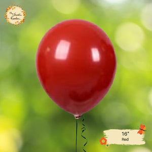 [UNO] Dark Red Helium Latex Balloon