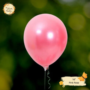 [UNO] Rose Helium Latex Balloon