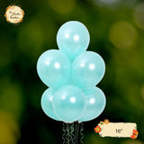 [UNO] Turquoise Helium Latex Balloon