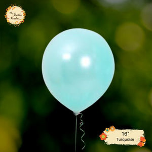 [UNO] Turquoise Helium Latex Balloon
