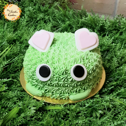 Fondant Green Monster Artistic Cake
