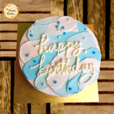 Multi-Colour Happy Birthday Artistic Cake