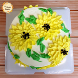 Sunflower Artistic Cake