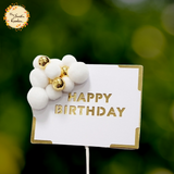 Classy Bell Happy Birthday Paper Insert