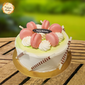 Pink Macaron Artistic Cake