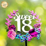 Sweet 16/18/21 Happy Birthday Acrylic Insert