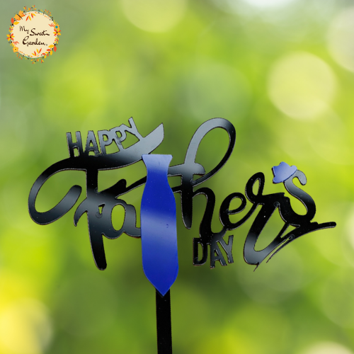 Cursive Happy Father's Day Acrylic Insert