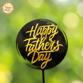 Circular Happy Father's Day Acrylic Insert