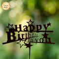 Glamourous Happy Birthday Acrylic Insert