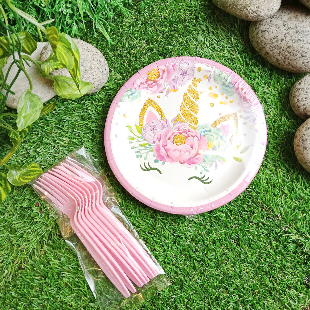 Unicorn Partyware Set