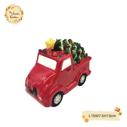 Christmas Vehicle LED Porcelain Decorations