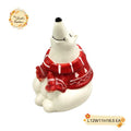 Christmas Winter Polar Bears (Full Body) Porcelain Containers with Lid