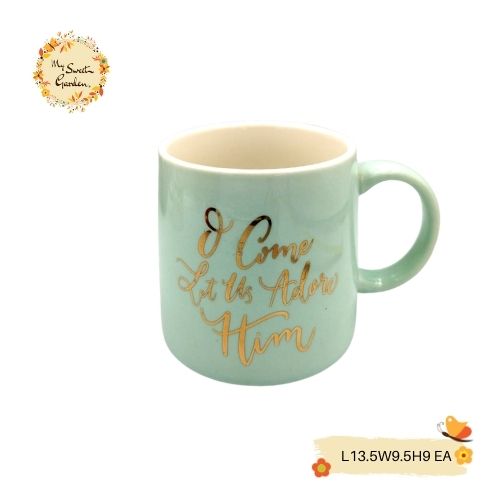 Christmas Wishes Porcelain Cups