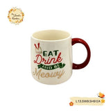 Christmas Wishes Porcelain Cups