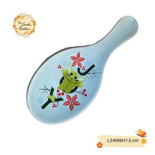 Christmas Joy Yoda (Spoon-shaped) Porcelain Serving Plate