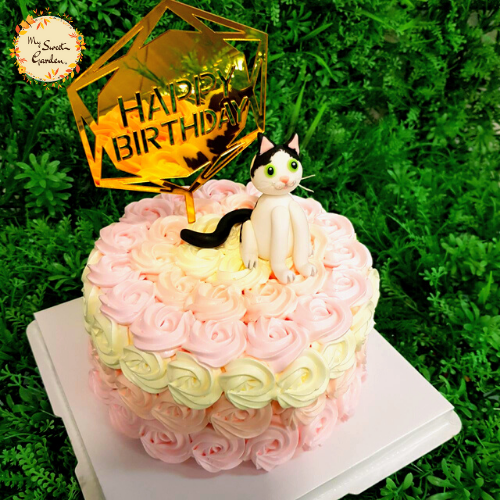 DIY Rosette Themed Cake Base C