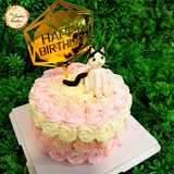 DIY Rosette Themed Cake Base C