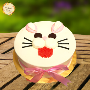 Smiley Rabbit Artistic Cake
