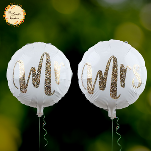 Mr/Mrs Couple Foil Balloon