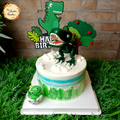 DIY Dinosaur Cake Design