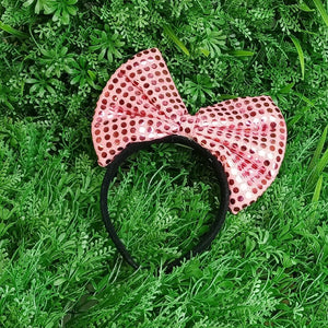 Pink LED Light Bow Hairband Accessory