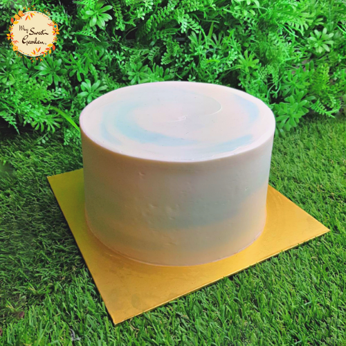 DIY Watercolor Ombre Cake Base A