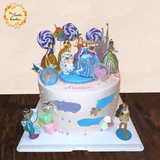 DIY Brushstroke Buttercream Painted Cake Base