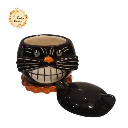 Halloween Limited Edition Ceramic Container with Lid Party Decoration