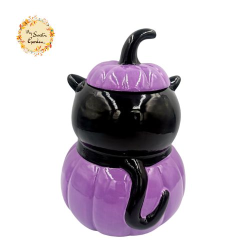 Halloween Limited Edition Ceramic Container with Lid Party Decoration