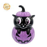 Halloween Limited Edition Ceramic Container with Lid Party Decoration